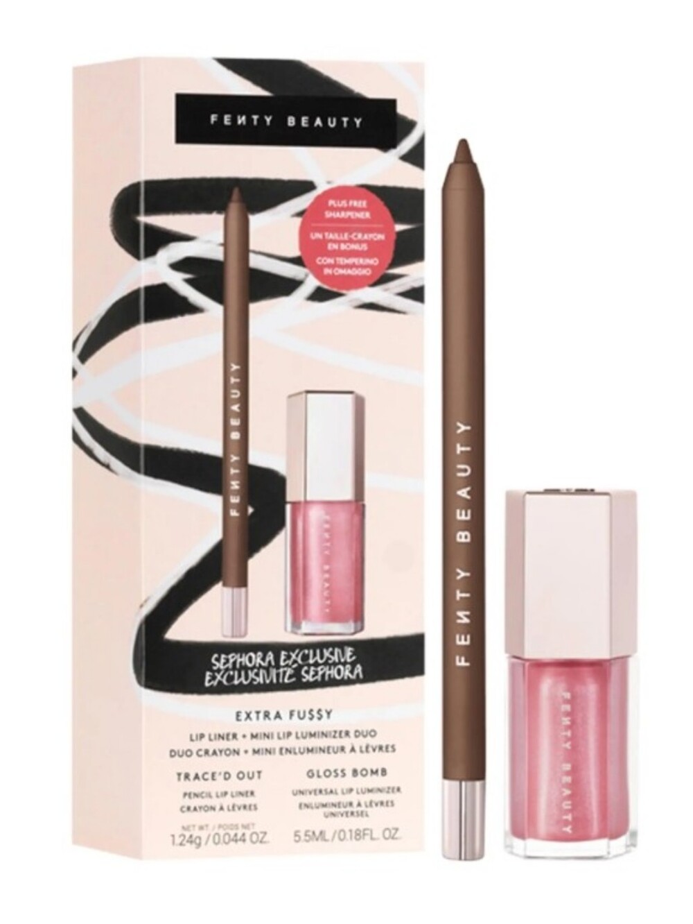 Fenty Beauty Extra Fussy Lip Liner & Gloss Duo